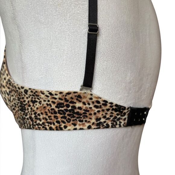 Victorias Secret Biofit Push Up Bra Womens Size 32C Leopard Print - Picture 9 of 10